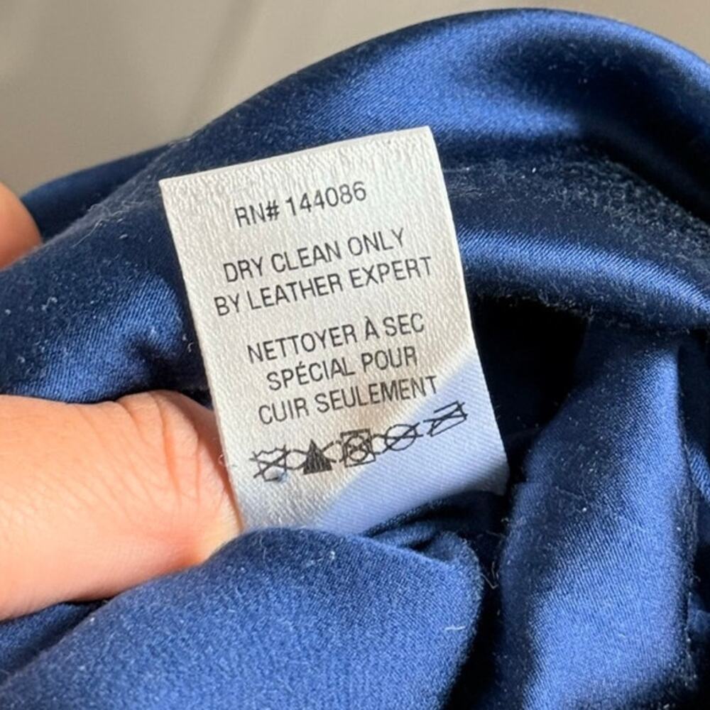 Alejandra Alonso Rojas Lamb Leather Silk Lining Pants Size 2 - Picture 6 of 8